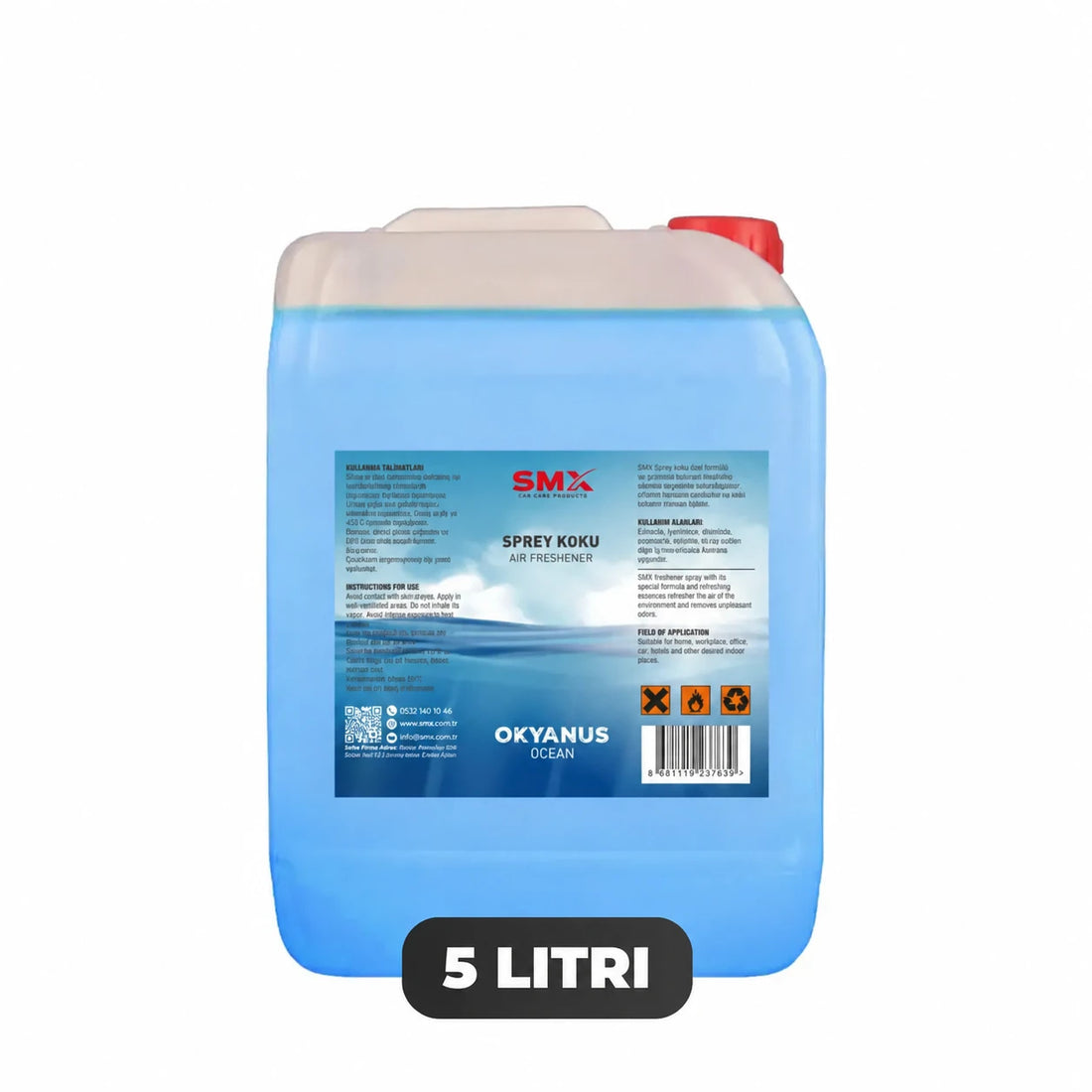 Parfum auto SMX Ocean, 5 litri