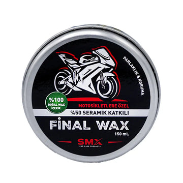 Special pentru motociclete Final Wax 150 ml + Burete de ceară pentru pene cadou