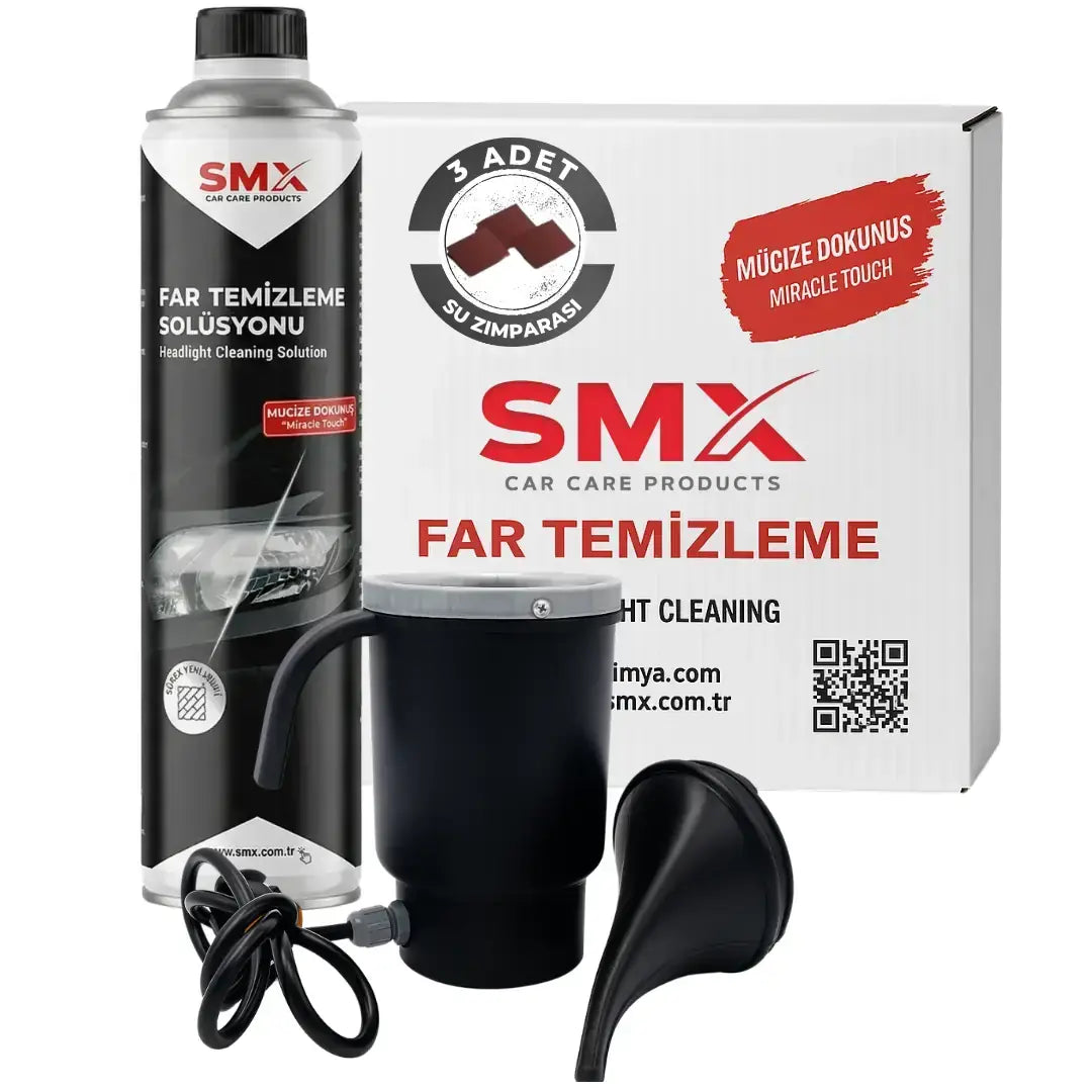 Kit de curățare a farurilor (încălzitor din plastic)