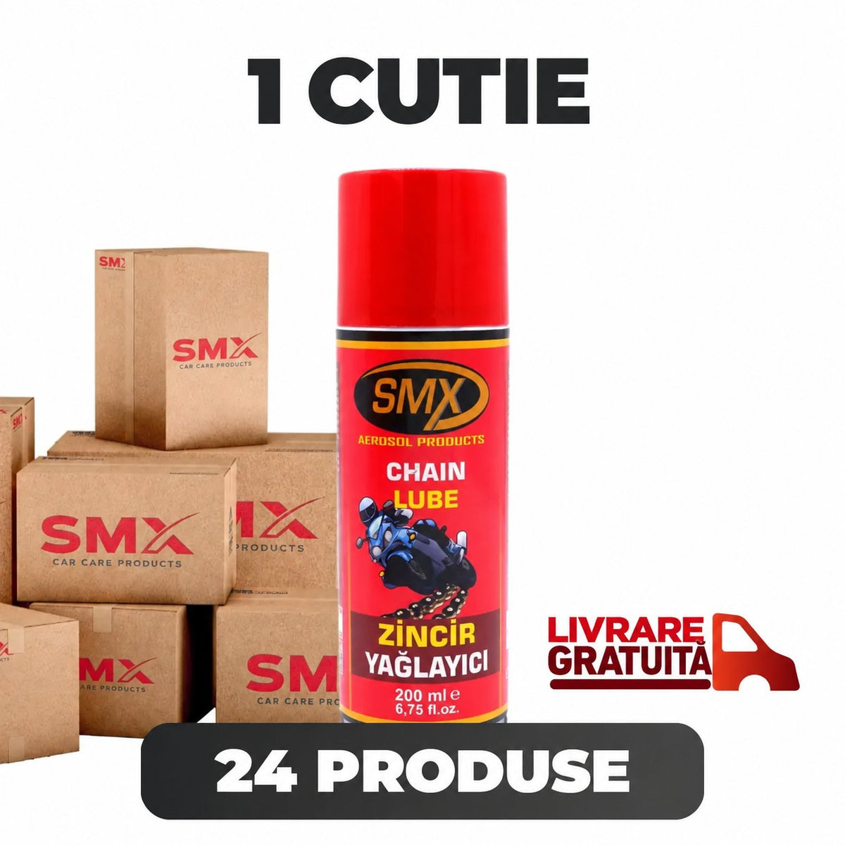 1 cutie, 24 produse, livrare gratuită