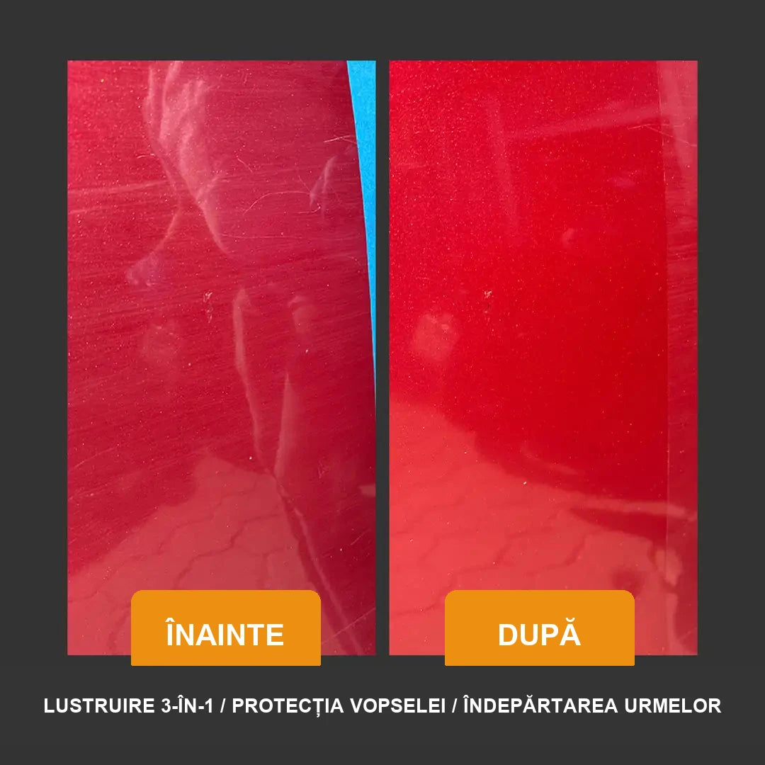 Înainte și după — lustruire 3-în-1
