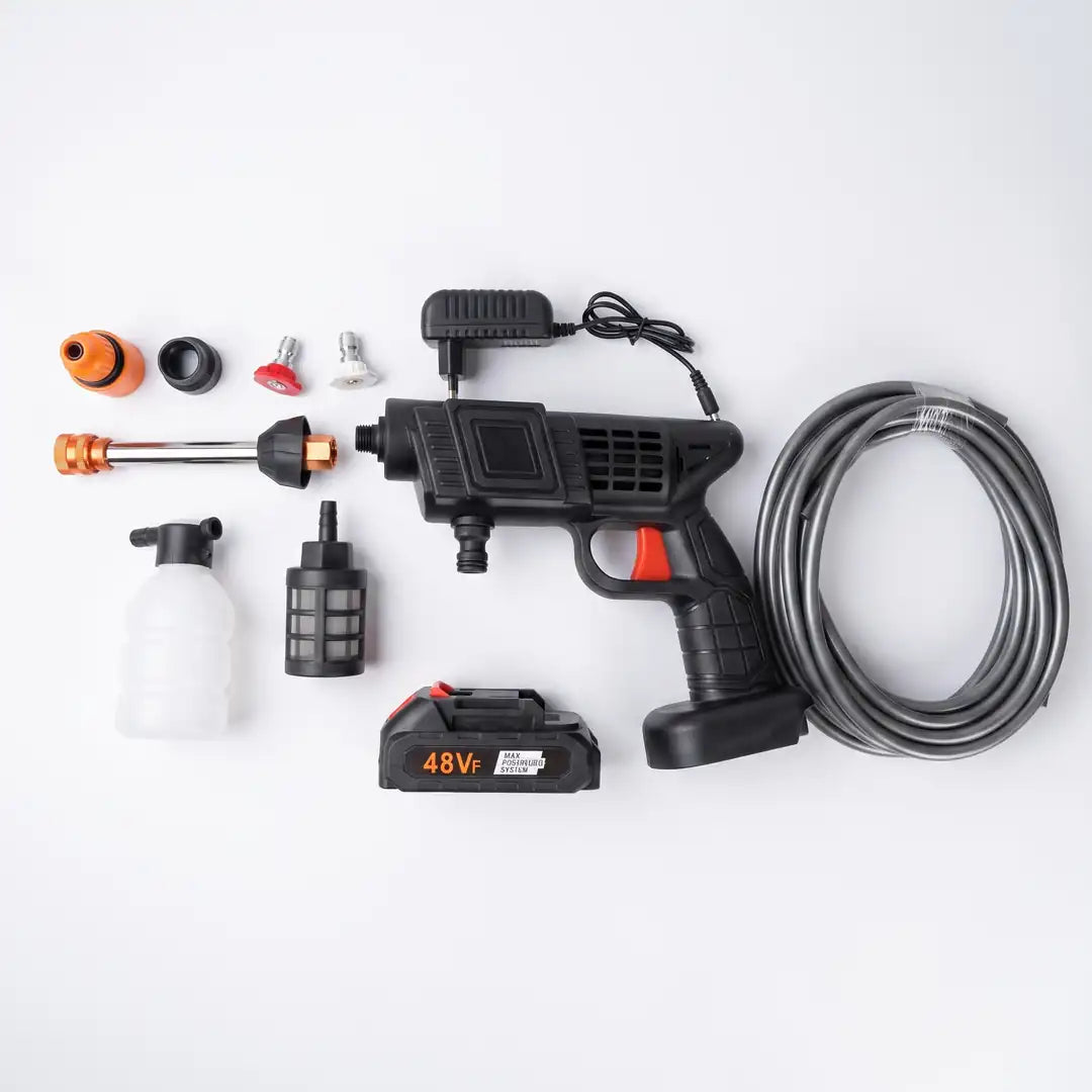 Pistol de spălare auto încărcat – 48W, pistol cu apă sub presiune, Rottest cu încărcare wireless BR 092 2536